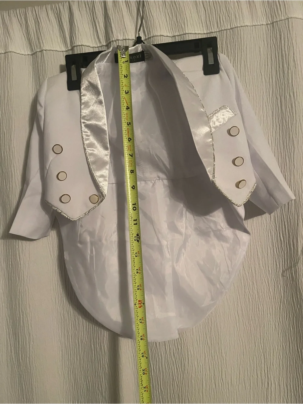 Classic White Tuxedo One-Piece for Kids with Bow Tie